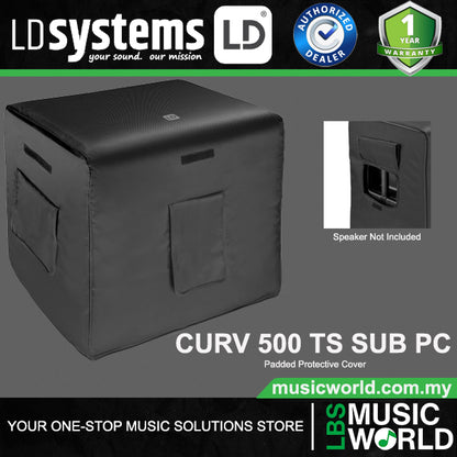 LD Systems CURV 500 TS SUB PC Padded Protective Cover for LD CURV 500 TS Subwoofer (CURV500TS SUB PC)