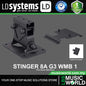LD Systems STINGER 8 A G3 WMB 1 Tilt & Swivel Wall Mount for STINGER 8 A G3 Models (LDEB82AG3WMB1)
