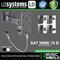 LD Systems SAT WMB 10 Wall Mount and Ceiling Bracket For Loudspeaker up to 10kg (SAT WMB W SAT WMB B)