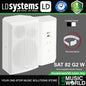 LD Systems SAT 82 G2 120 Watt 8 Inch Installation Monitor Passive with 2 Way Speaker (SAT82 G2 SAT82-G2)