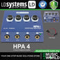 LD Systems HPA 4 4 Channel Amp Headphone Amplifier (HPA4)