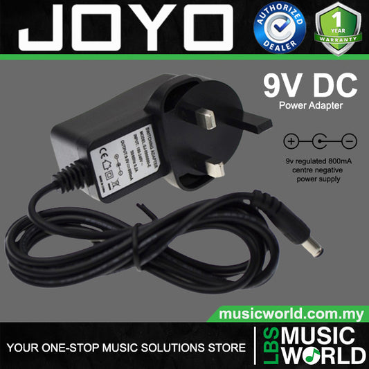 JOYO DC 9V Adapter 800mAh Guitar Effect Pedal Power Supply (DC9V)