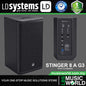 LD Systems STINGER 8 A G3 Active 8 Inch 2-way Bass Reflex PA Loudspeaker (LDEB82AG3)