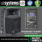 LD Systems ROADBUDDY 10 BASIC 480 Watt Battery Powered Bluetooth Speaker with Built in Wheel