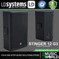 LD Systems STINGER 12 G3 Passive 12 Inch 2-way Bass Reflex PA Loudspeaker (LDEB122G3)