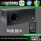 LD Systems SUB 88 A 150 Watt 2 x 8 Inch Active Installation Subwoofer (SUB88 A SUB88A SUB88-A)