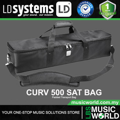 LD Systems CURV 500 SAT BAG Padded Transport Bag for 4 CURV 500 Satellites (CURV500SAT)