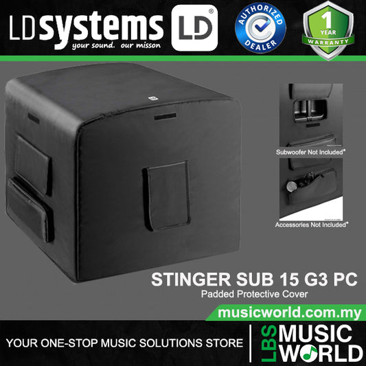 LD Systems Stinger SUB 15 G3 PC Padded protective Cover for STINGER G3 Subwoofer 15Inch (LDESUB15G3PC)