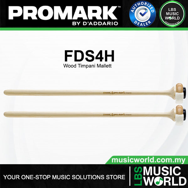 Promark Freer Signature Two Toned Wood Timpani Mallets (FDS1H FDS4B FDS4H)