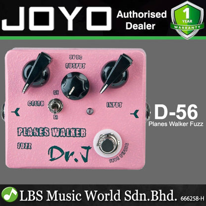 Joyo D-56 Dr.J Planes Walker Fuzz Distortion Guitar Effect Pedal (D56 D 56)