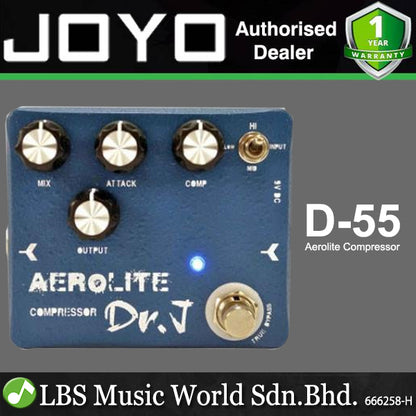 Joyo D-55 Dr.J Aerolite Compressor Guitar Effect Pedal (D55 D 55)