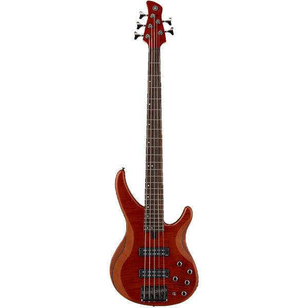 Yamaha TRBX605FM 5 String Electric Active Bass Guitar Flamed Maple Top