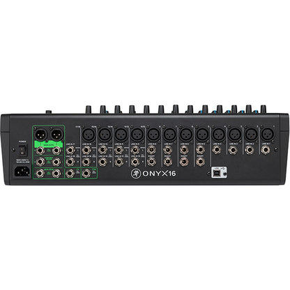 Mackie Onyx16 16 Channel Analog Mixer with Multitrack USB, Built-in Effects and Bluetooth (Onxy 16)