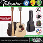 Takamine GD93CE-NAT Dreadnought Cutaway Solid Spruce Top Acoustic Electric Guitar with Bag - Natural (GD93CE NAT)
