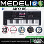 Medeli AKX10S 61 Key Professional Arranger Keyboard with Full Package - Black