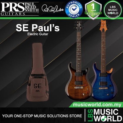 PRS SE Paul's Solidbody Electric Guitar Rosewood Fretboard and HH Pickup with Gig Bag