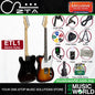ZTA ETL1 Telecaster Electric Guitar Package with Amplifier Bundle Set