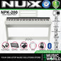 NUX NPK-200 88 Key Digital Piano Wooden Stand 3 Pedal Bench Weighted Keyboard - Full Package (NPK200)