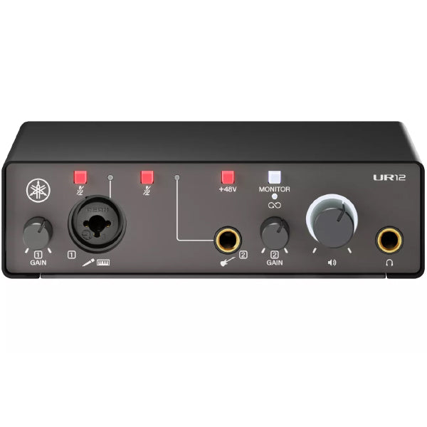 Yamaha Steinberg UR12 MK3 2 x 2 USB 3.0 audio interface with 1 x D-PRE and Cubase