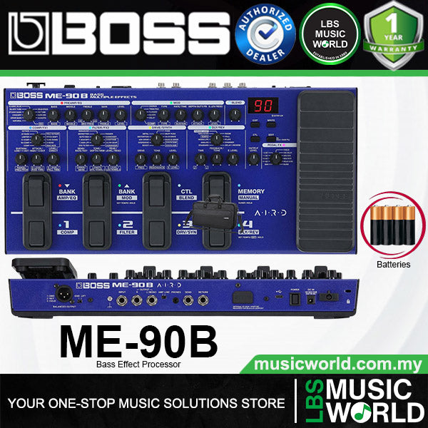 Boss ME-90B Bass Guitar Multi Effect Processor (ME90B)