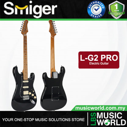 Smiger L-G2-Pro Poplar Body Electric Guitar SSH Pickup With Roasted Maple Neck