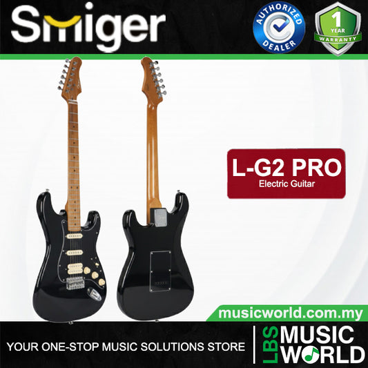 Smiger L-G2-Pro Poplar Body Electric Guitar SSH Pickup With Roasted Maple Neck