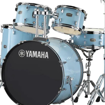 Yamaha Rydeen RDP2F5 5 Pieces Acoustic Drum Set with Cymbal Package - Gloss Pale Blue