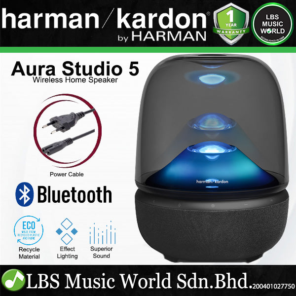 Harman Kardon Aura Studio 4 Portable Bluetooth Transparent Home Speaker with Theme Lighting (Aura Studio 5)