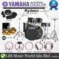 Yamaha Rydeen RDP2F5 5 Piece Acoustic Drum Set With Cymbal Package and Double Pedal - Black