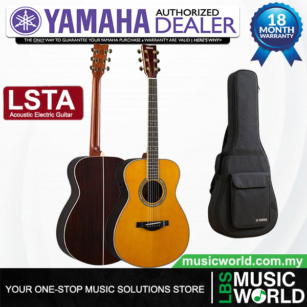 YAMAHA LS-TA TransAcoustic Guitars Acoustic Guitar With Case and Pickup (LSTA)