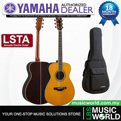 YAMAHA LS-TA TransAcoustic Guitars Acoustic Guitar With Case and Pickup (LSTA)
