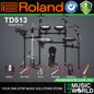 Roland TD513 Digital Electronic V-Drums Kit 5 Series Package with Expandable V51 Module