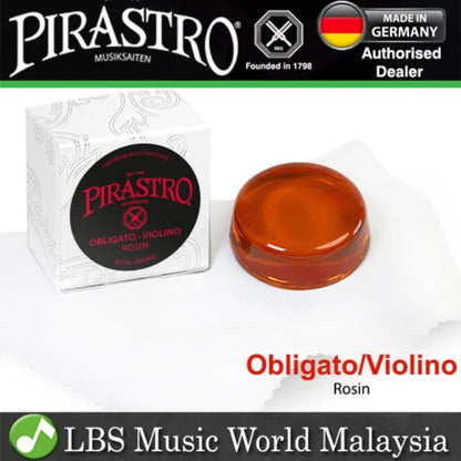 Pirastro 900500 SX Schwarz Pirazzi Black Rosin for Violin Viola Cello and Double Bass
