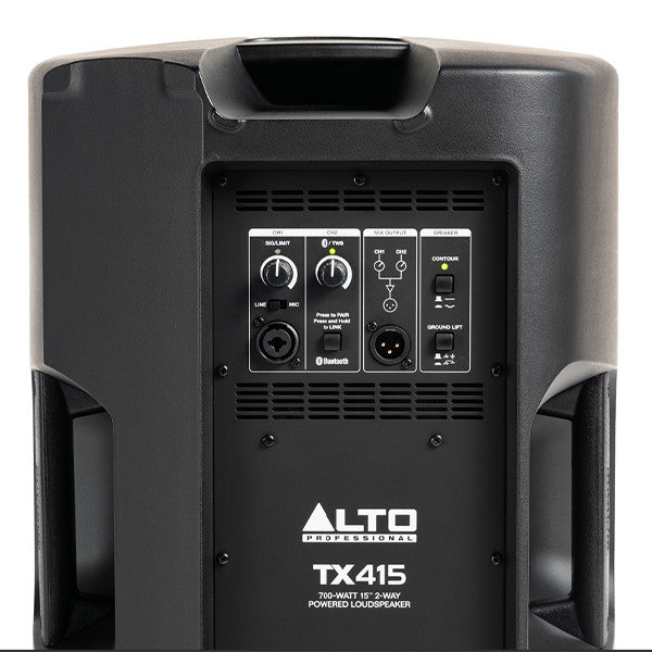 Alto Professional TX415 700W 15 inch Bluetooth Powered Loudspeaker with Stand and Cable