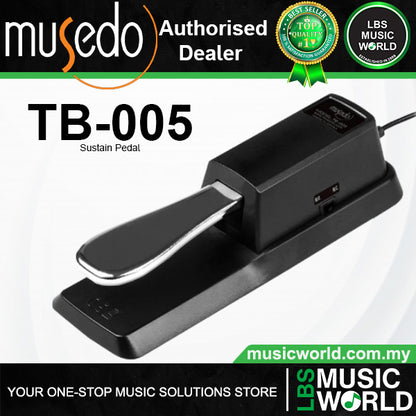 Musedo TB-005 Universal Sustain Damper Pedal for Digital Piano and Keyboard (TB005)