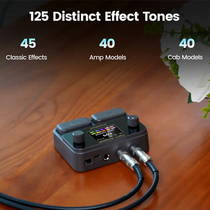 SORAN Tiny Stomp Multi Effect Electric Guitar and Bass Processor with Dual Mode Bluetooth