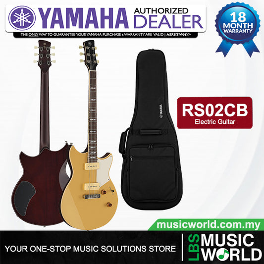 Yamaha RS02CB Solidbody Body SS Pickup Electric Guitar with Rosewood Fingerboard - Honey Gold