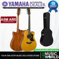 Yamaha A5M ARE Dreadnought Cutaway Acoustic Electric Guitar with Hard Case - Vintage Natural