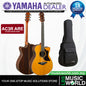 Yamaha AC3R ARE 41 Inch Concert Cutaway Solid Sitka Spruce Top Acoustic-Electric Guitar With Pickup - Vintage Natural