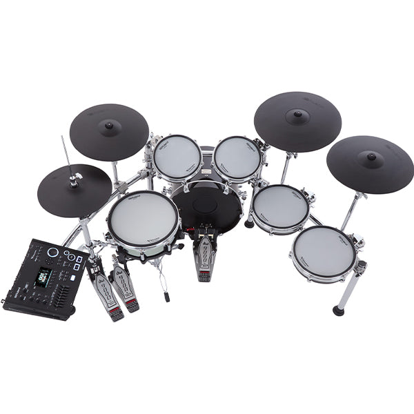Roland TD716 Digital Electronic V-Drums 7 Series Kit Set Package with Pedal and Amplifier