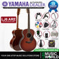 Yamaha LJ6 ARE 41'' Medium Jumbo Solid Spruce Acoustic Electric Guitar With Pickup Dark Tinted (LJ 6)