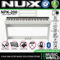 NUX NPK-200 88 Key Digital Piano Wooden Stand 3 Pedal Bench Weighted Keyboard - Full Package (NPK200)