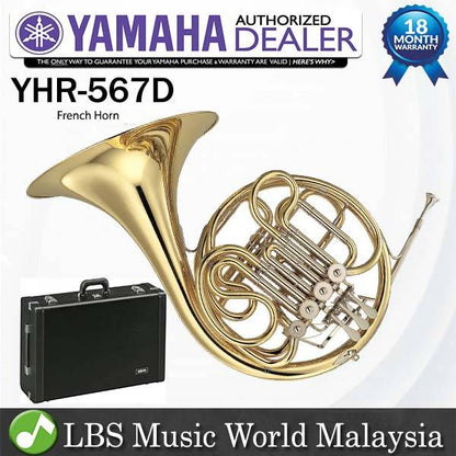 Yamaha YHR-567D F/Bb Intermediate Full Double French Horn (YHR567D YHR 567D)
