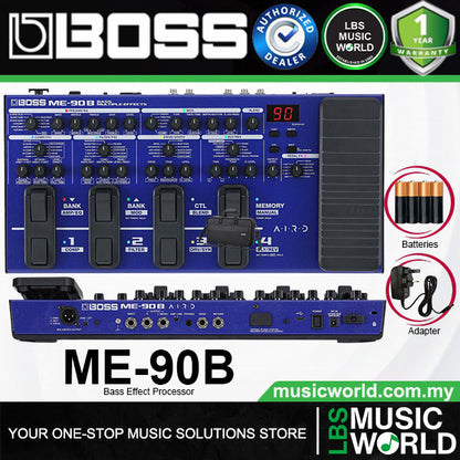 Boss ME-90B Bass Guitar Multi Effect Processor (ME90B)