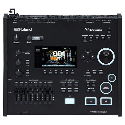 Roland TD713 Digital Electronic V-Drums 7 Series Kit Package with Studio Monitor Amplifier