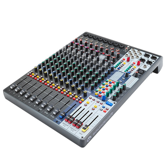 Soundcraft Signature Plus 16 Channel Professional Audio Mixer Compact Analogue Mixing With Effect