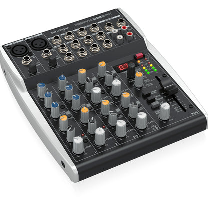 Behringer Xenyx 1002SFX 10 Channel Analog Streaming Mixer with Klark Teknik Effect (1002 SFX)