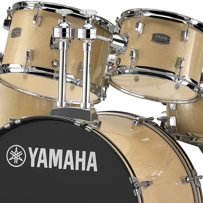Yamaha Rydeen RDP2F5 5 Pieces Acoustic Drum Set with Cymbal Package - Champagne