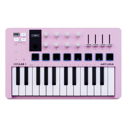 Arturia MiniLab 3 25 Slim Key USB Mini Keyboard Controller (Mini Lab3)