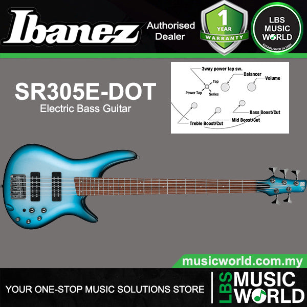 Ibanez SR305E 5 String Okoume Body Electric Bass Guitar with Jatoba Fretboard